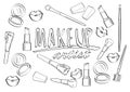 Make Up Artist Coloring Page