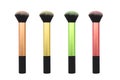 Make-up beautiful large size brushes Royalty Free Stock Photo