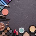 Make-up border Royalty Free Stock Photo