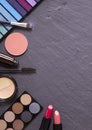 Make-up border - slate Royalty Free Stock Photo