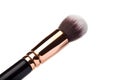 Make up brush foundation blusher on pink background