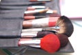 Make-up brush kit Royalty Free Stock Photo