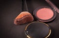 Make-Up - Brush and Blush and Fancy Mirror