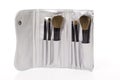 Make up brushes on White background