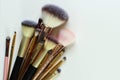Make up brushes still life Royalty Free Stock Photo