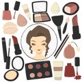 Make Up and Cosmetics Vector Collection