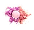 Make up crushed powder for background Royalty Free Stock Photo