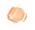 Make-up crushed powder isolated on white background. Royalty Free Stock Photo