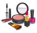 Make up product collection Royalty Free Stock Photo