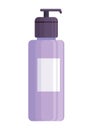 make up purple bottle