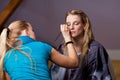 Make-up session - two young women