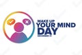 Make Up Your Mind Day. December 31. Holiday concept. Template for background, banner, card, poster with text inscription