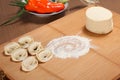 Make wonton Royalty Free Stock Photo