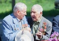 Makeevka, Ukraine - May, 7, 2014:eterans of World War II during