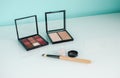 Makeup beauty cosmetics tools, products Royalty Free Stock Photo