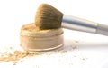 Makeup Brush in Foundation Powder
