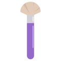 Makeup brush professional cosmetics icon