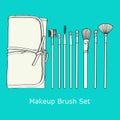 Makeup Brush Set