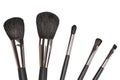 Makeup brushes set Royalty Free Stock Photo