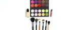 Makeup brushes set for professional on white background Royalty Free Stock Photo