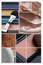 Makeup Collage Royalty Free Stock Photo