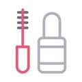 Makeup colour line vector icon Royalty Free Stock Photo