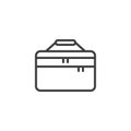 Makeup kit bag line icon Royalty Free Stock Photo