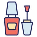 Makeup, manicure Isolated Vector icon which can be easily modified or edited Royalty Free Stock Photo