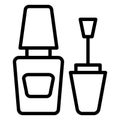 Makeup, manicure Isolated Vector icon which can be easily modified or edited Royalty Free Stock Photo