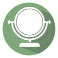 Makeup mirror, icon Royalty Free Stock Photo