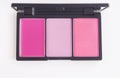 Makeup, pink tone blusher palette