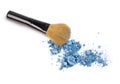 Makeup Powder and Brush Royalty Free Stock Photo