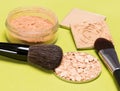 Makeup products to even out skin tone and complexion Royalty Free Stock Photo