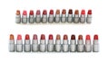Makeup set of lipsticks Royalty Free Stock Photo