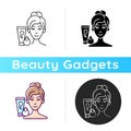 Makeup sponge icon