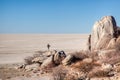 Makgadikgadi pans Royalty Free Stock Photo