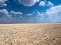 Makgadikgadi salt pans Royalty Free Stock Photo