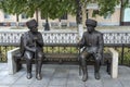 Monument to the poets of the Dagestan Suleiman Stalsky and Abutalib Gafurov. Makhachkala, Republic of Dagestan