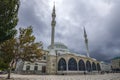 View of the central Juma Mosque Yusuf Bey Jami. Makhachkala