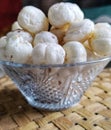 Makhana, also called as Lotus Seeds or Fox Nuts. Royalty Free Stock Photo