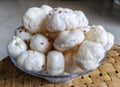 Makhana, also called as Lotus Seeds or Fox Nuts. Royalty Free Stock Photo