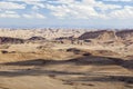 Makhtesh Ramon landscape. Negev desert. Israel Royalty Free Stock Photo