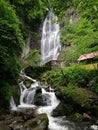 Makhuntseti waterfall in Georgia