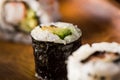 Maki sushi detail Royalty Free Stock Photo