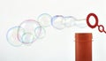 Making Abstract soap bubble