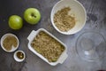 Making an Apple Crisp