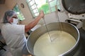 Making artisanal cheese