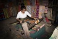 Making Batik cloth in the village of Sasak Sade, Lombok