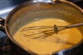 Making Bearnaise Sauce Royalty Free Stock Photo