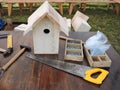 Making birdhouses, Lithuania